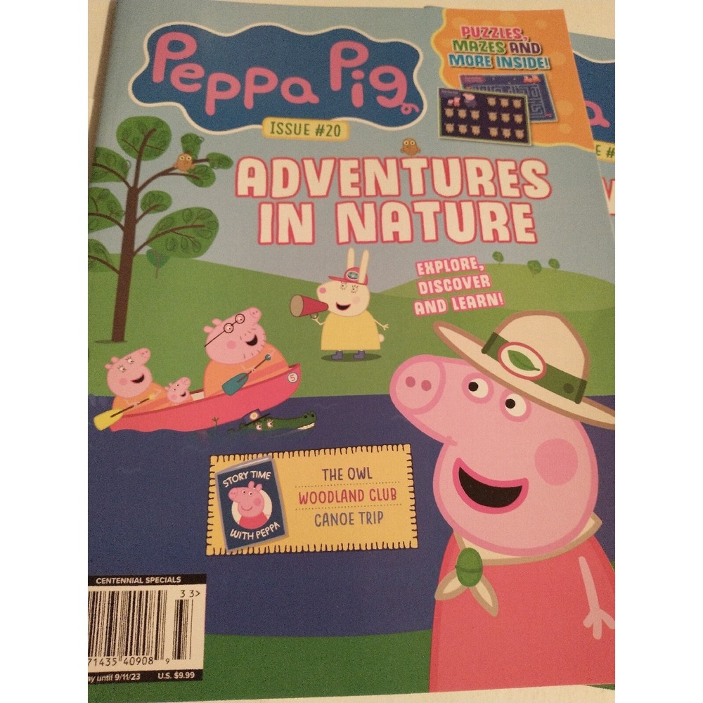 Peppa Pig Adventures In Nature Activity Book Issue 20 Puzzles Stories New